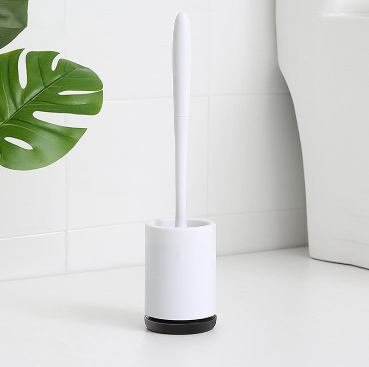 Nonstick Hair Soft Plastic Brush Head Toilet Home Scale Up